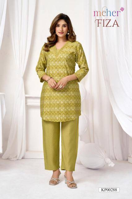 Meher fiza coord set Kurti wholesale market in Surat